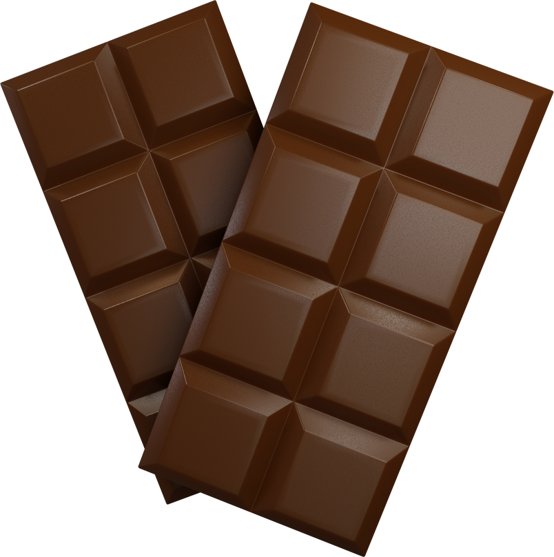 chocolate bar 3d